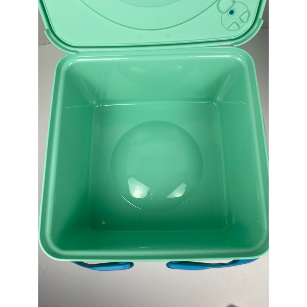 Vintage Tupperware Large Porta Picnic Basket Carrier Mint Green Unused NWOT Rare - Picture 6 of 10